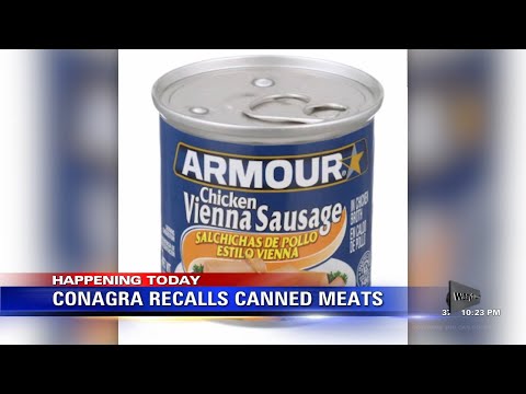 Conagra Recalls Canned Meats