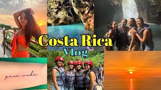 COSTA RICA GIRLS TRIP VLOG: Views, Restaurants, Water Tubing, Hiking, Waterfall, Tattoos