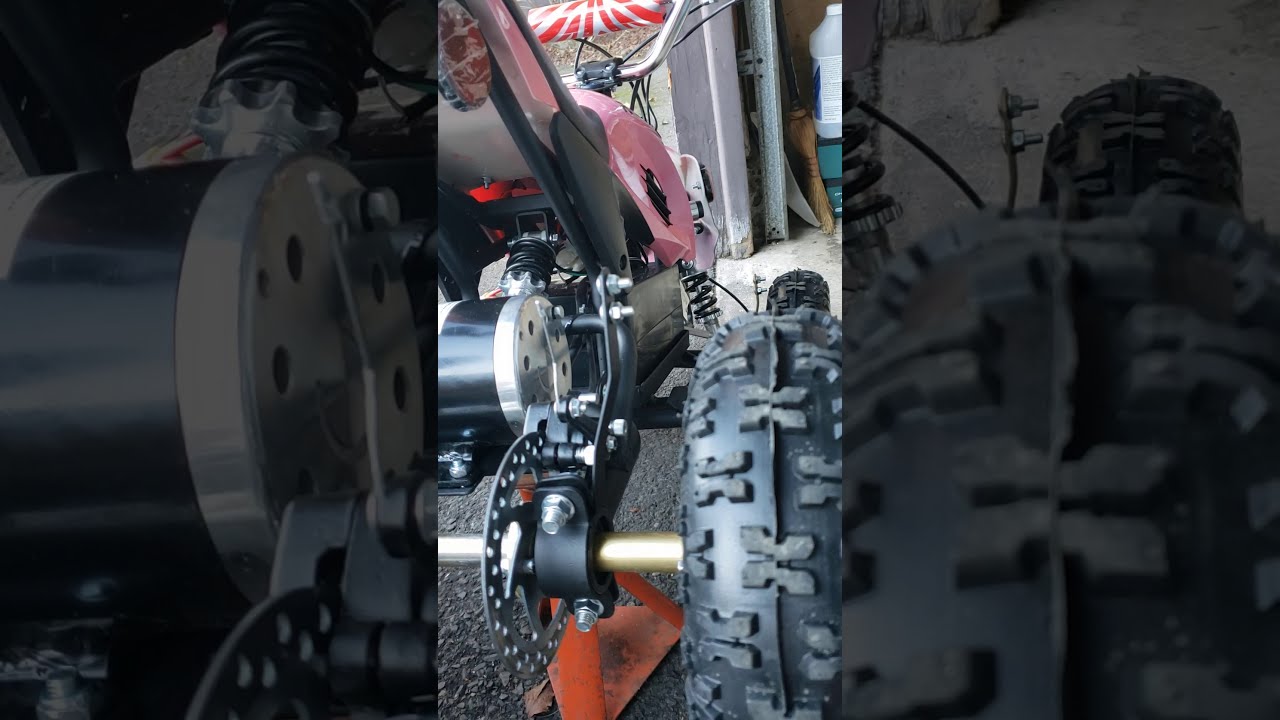 Rosso electric atv S2021 chain pop off issues ( axle adjustment)