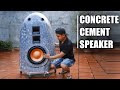 Building 200kg Giant cement speaker