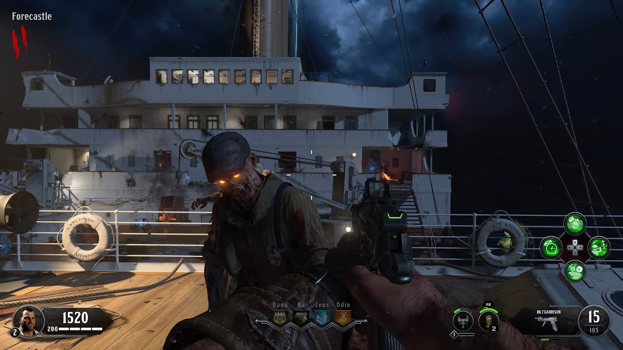 Call of Duty Black Ops 4 Zombies Voyage of Despair Solo Gameplay (No Commentary)