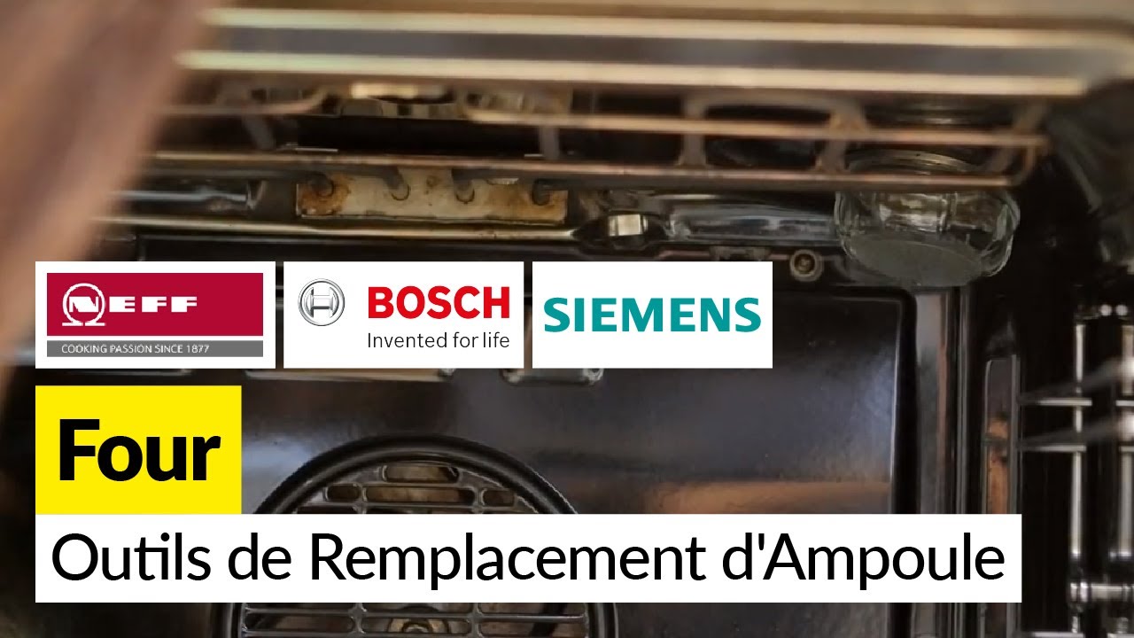 Bosch Siemens 40W Ampoule de four 00613655 avec aide au démontage