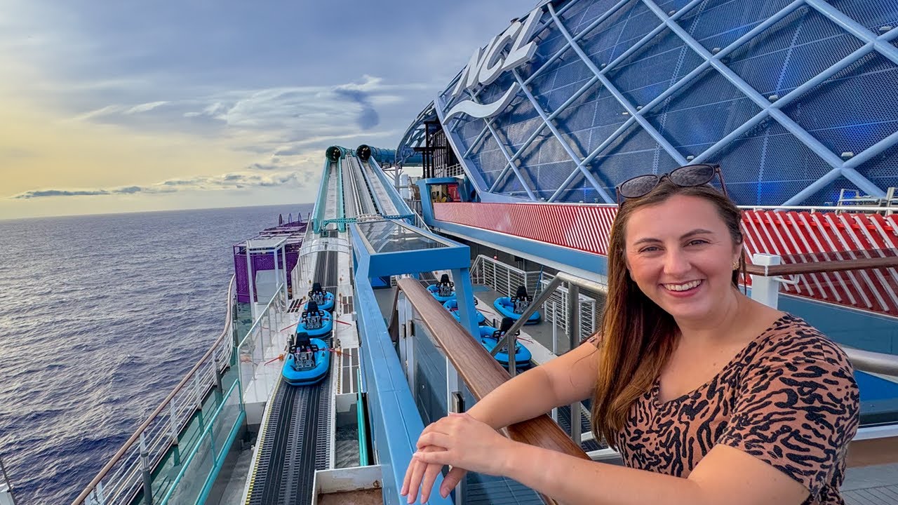 Trying NCL's Viral Aqua Slidecoaster & The Drop Slide!