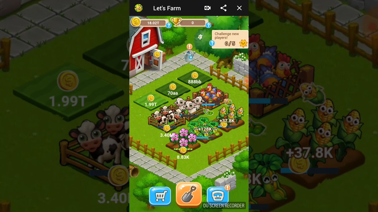 hack vàng game Let's farm messenger 