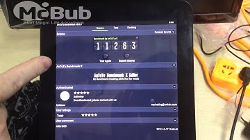 Demonstration of ICOO ICOU10GT Android 4.1 Tablet PC Allwinner A31 Quad Core PowerVR SGX544MP