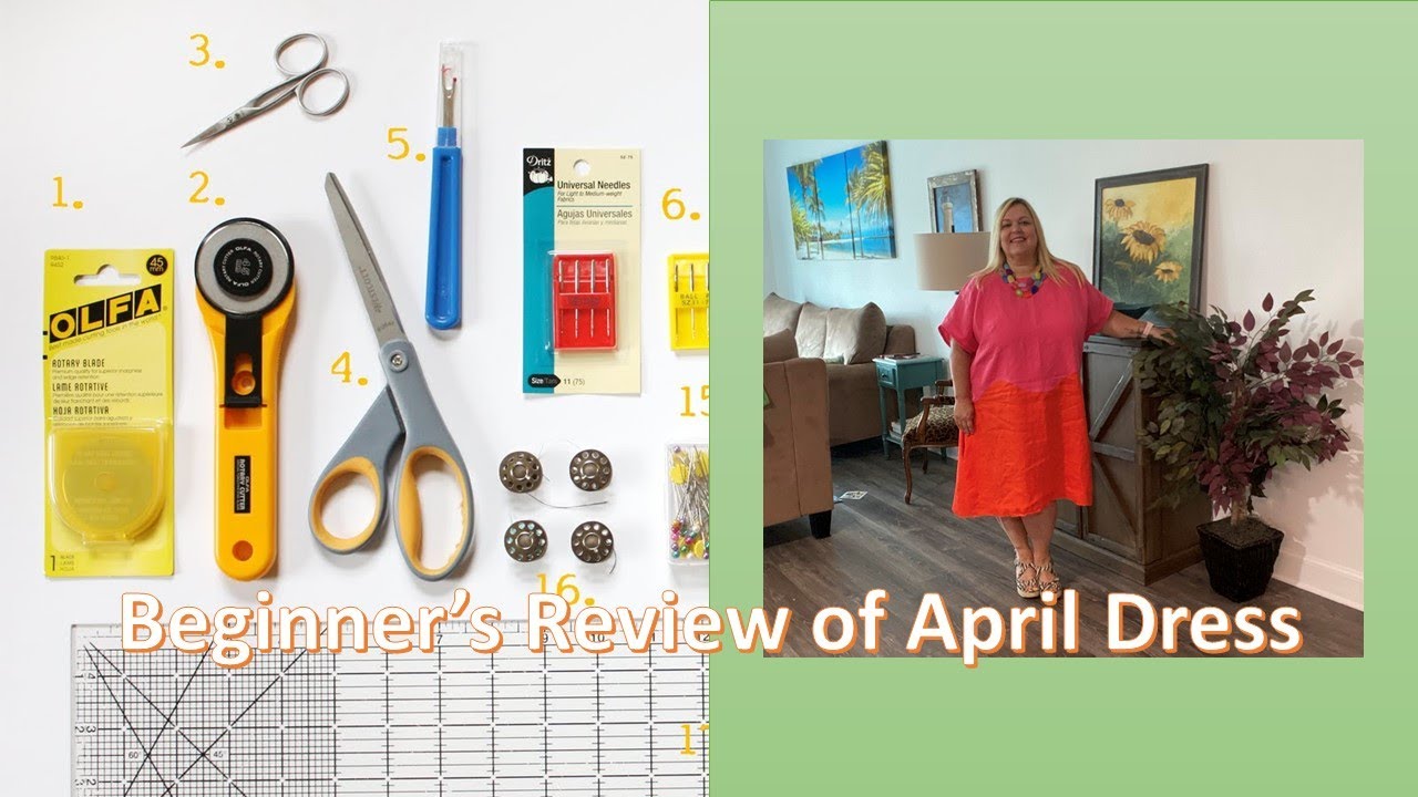 Beginner's Review of the April Dress pattern