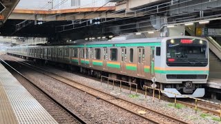 【ジョイント音最高！】1622E　E231系1000番台U2編成+U529編成　宇都宮線普通宇都宮行き　小山駅10番線発車シーン