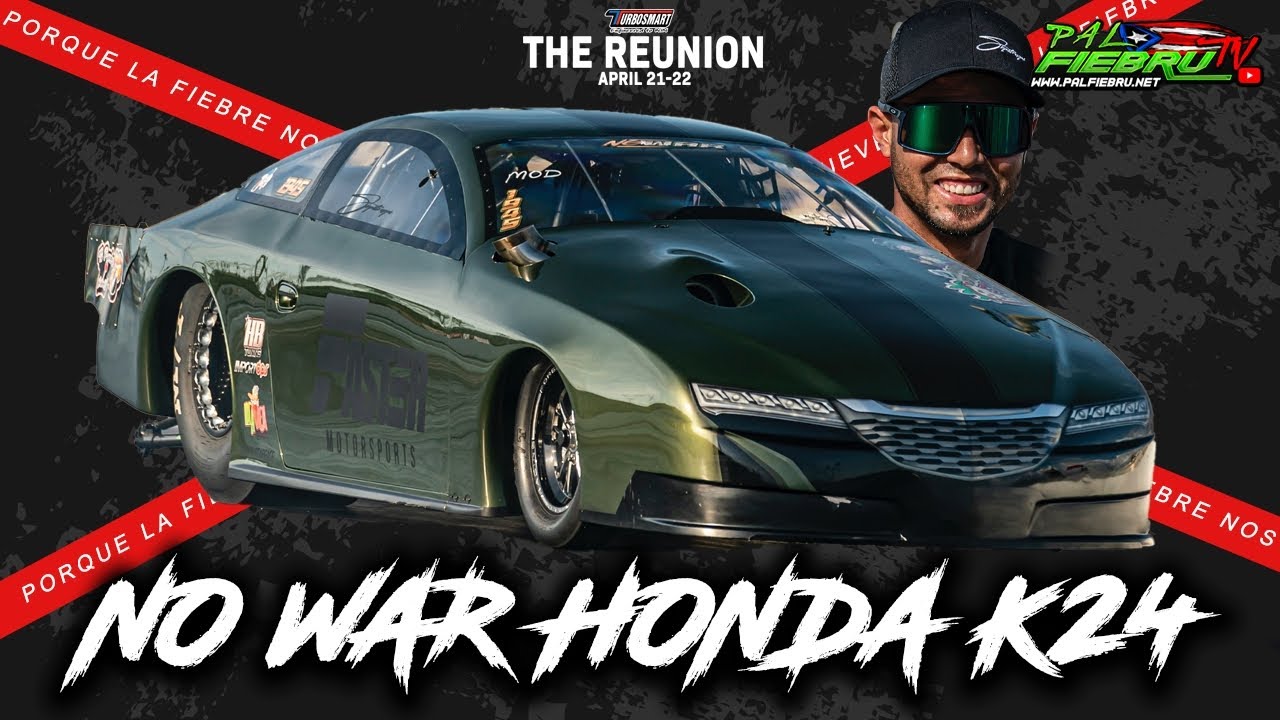 NO WAR 4CYL HONDA K24 TURBO MODIFIED CLASS WINNER AT THE REUNION ...