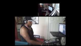 [Mix On Cam] King Mico (The TrapperKeeper) Freestyle TrapStep Mix - Traktor + Kinectar + TouchOsc