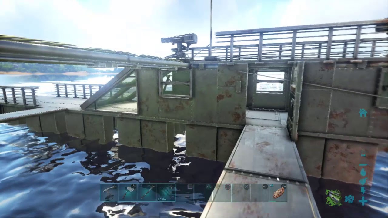 ARK: Survival Evolved motorboat catamaran - YouTube