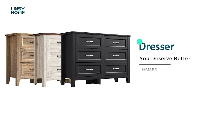 LINSY HOME LH618E3 6 Drawers Dresser Instruction