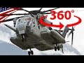 [360° Military Video] CH-53E Super Stallion External Lift Transport - 【360°軍事動画】CH-53Eヘリコプターの吊り下げ輸送