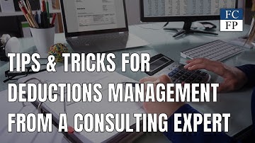 Webinar Preview - Tips & Tricks For Deductions Management From a Consulting Expert