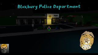 BLOXBURG POLICE DEPARTMENT SPEEDBUILD!!! Part 1 (Exterior) ($42K) | Roblox Bloxburg