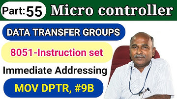 Data transfer groups 8051 Microcontroller in tamil