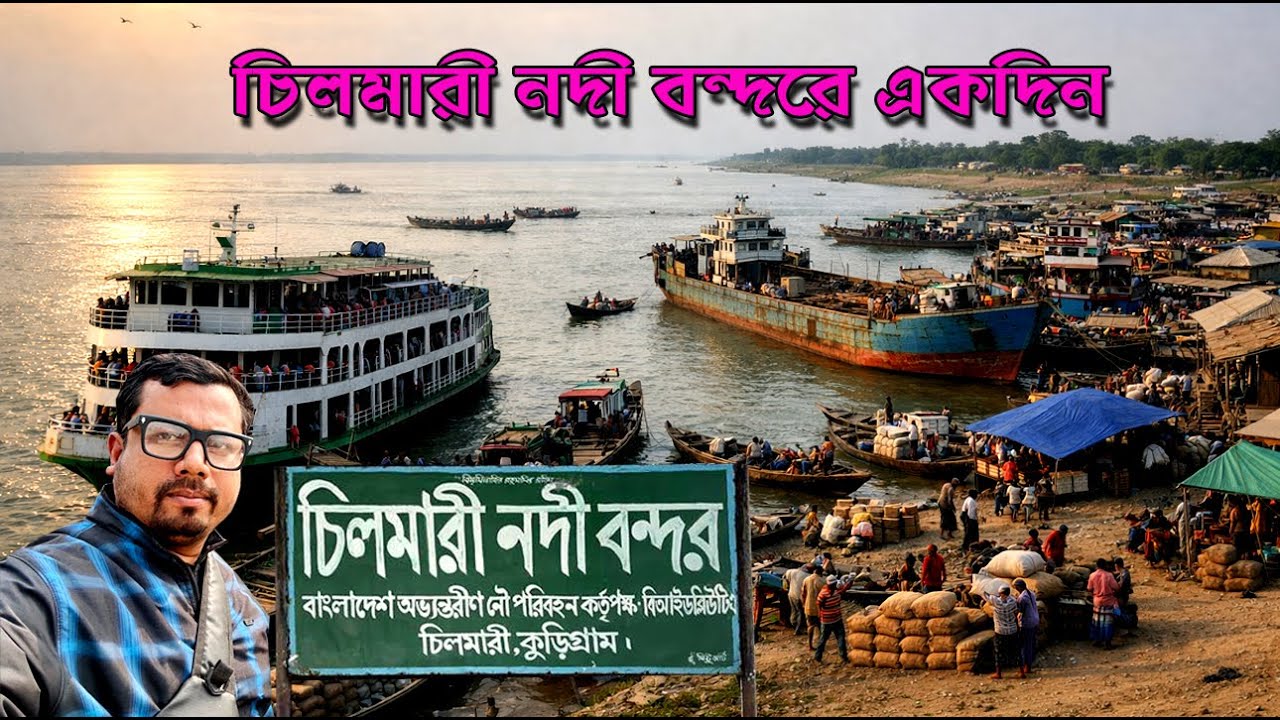 কুড়িগ্রামের প্রাণ চিলমারী নদী বন্দরে একদিন | Brahmaputra River Port | Rakib Explore 360 |