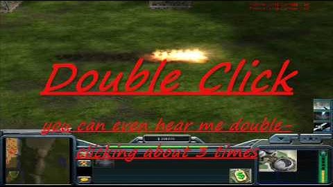 Double-clicking does TO make Particle Cannons go faster!