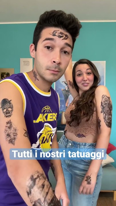 VI MOSTRIAMO TUTTI I NOSTRI TATUAGGI! DinsiemE #shorts - YouTube