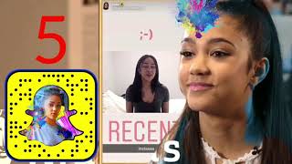 Actress Jade Alleyne Singing Snapchat Story