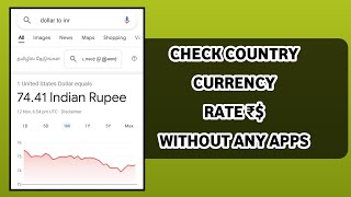 Check Country Currency Rate Without any App #Shorts screenshot 5