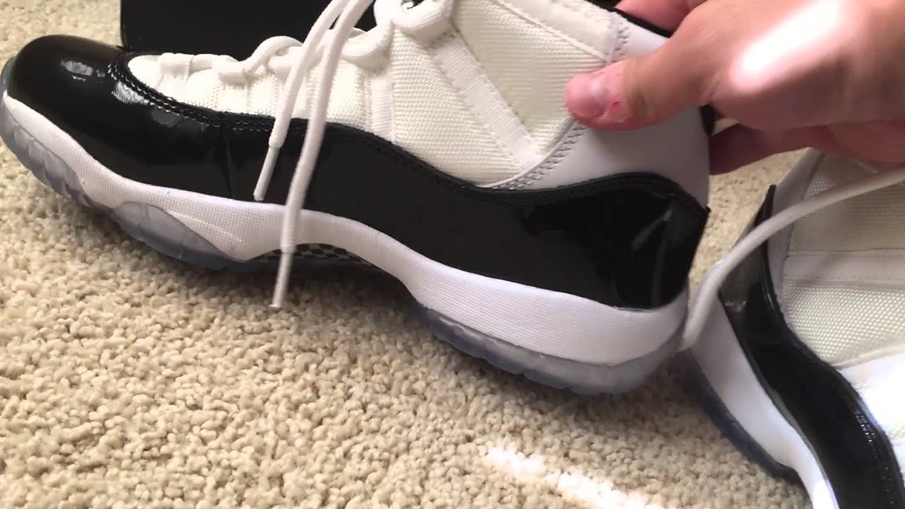 Jordan 11 Unauthorized AAA Concords Ivyoutlets - YouTube
