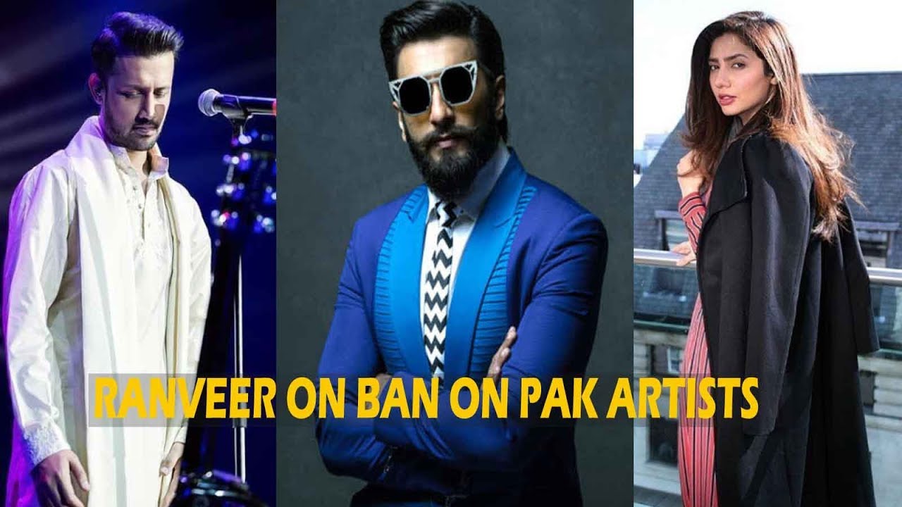Ranveer Singh's powerful remarks over ban on Pakistani artists