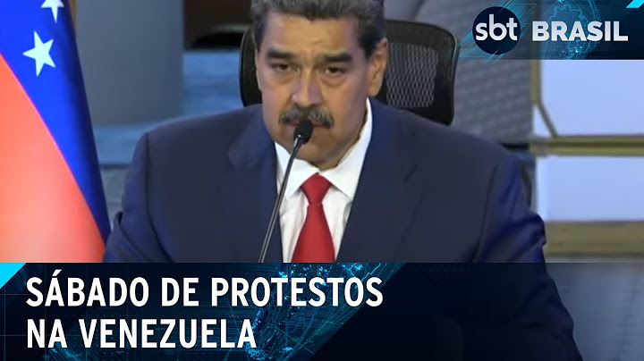 Com eleições sob suspeita, ruas de Caracas são tomadas por protestos | SBT Brasil (03/08/24)