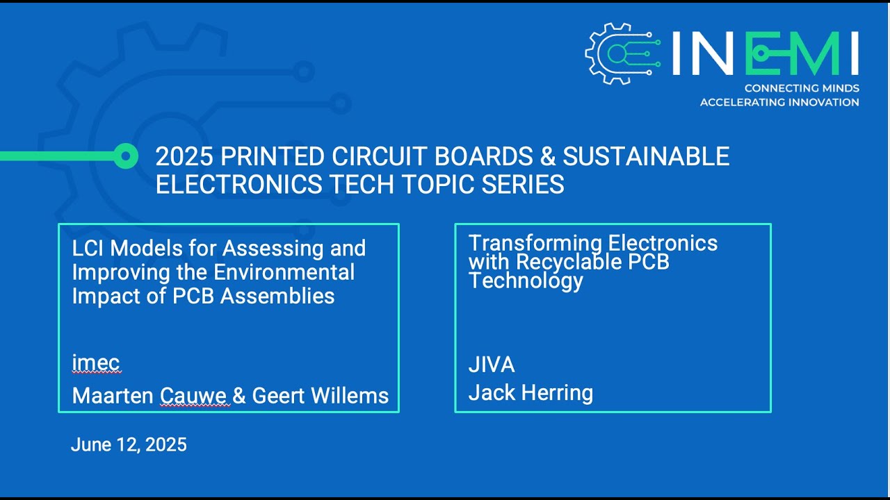 Sustainable Electronics Tech Topic Series: PCBs and Sustainability