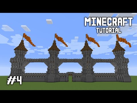 Minecraft Tutorial #4 - Kasteel(muur) bouwen!