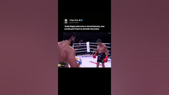 Duda Nagle sobrevive ao Popó e consegue levar a luta para decisão dos juízes 💀#popo #popó #fms6 #fms