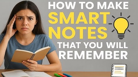  📘 How to Make Smart Notes | Best Study Method to Learn Faster & Remember More