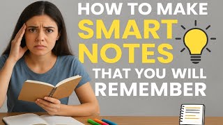 📘 How to Make Smart Notes | Best Study Method to Learn Faster & Remember More