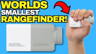 Worlds SMALLEST Rangefinder Reviewed! (NEW CaddyTalk Minion)