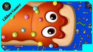 WORMSZONE.IO|GIANT SLITHER SNAKE TOP 01/Epic Worms Zone/Best Gameplay! #016 /#gaming/Libbra Gamer