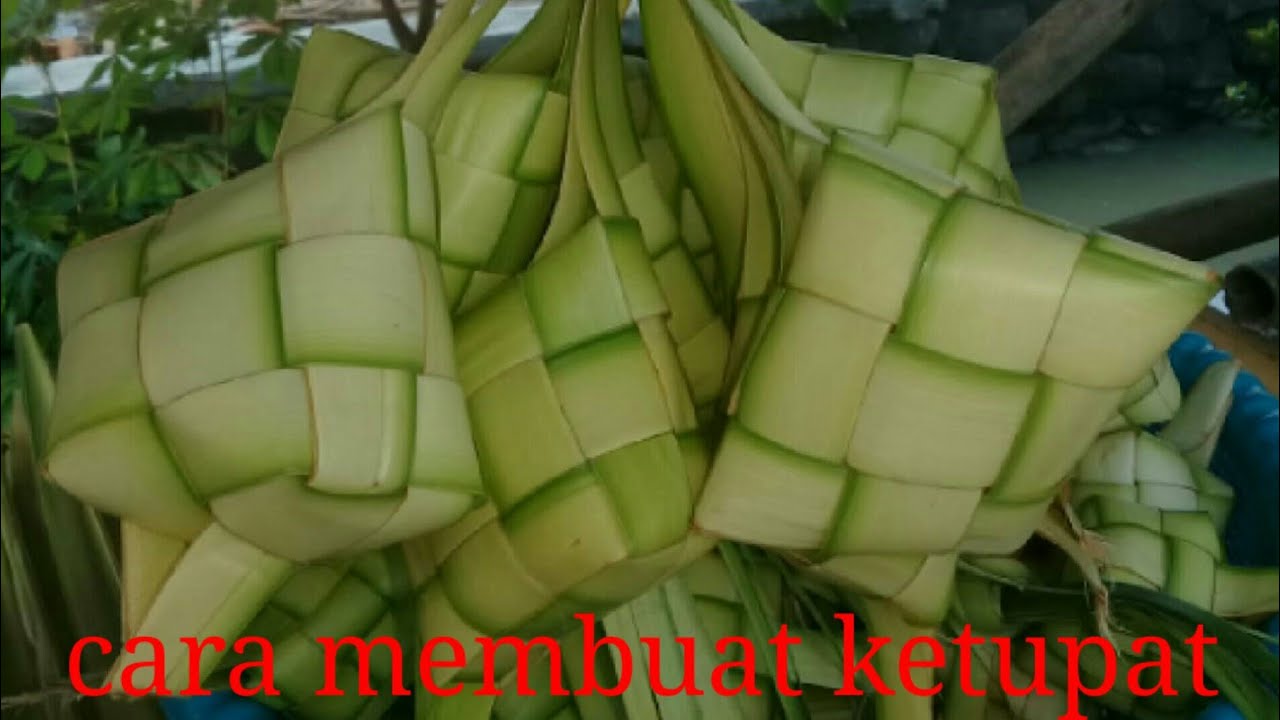  Cara  membuat  ketupat dari  daun  kelapa ketupat lebaran 