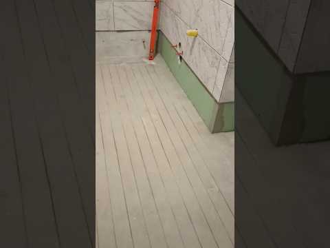 монтаж теплого кабеля в стяжку пола✅ #alexeygenetic