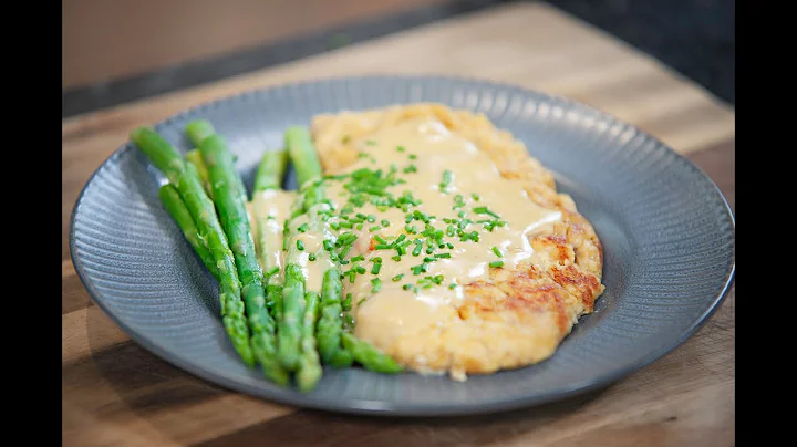 Vegan Aquafaba Cheese Omelette