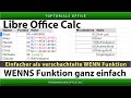 WENNS Funktion ganz einfach | Einfacher als verschachtelte WENN Funktion ( LibreOffice Calc )