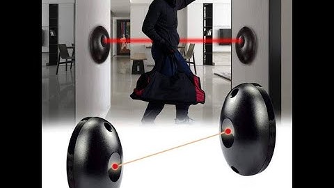 Infrared detection beam sensor installation to Auto door/Gate.