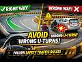 Perfect U-Turn vs Wrong U-Turn 😳 | Real Traffic Lesson