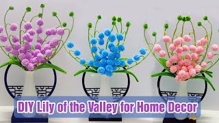 DIY Lily of the Valley: Handmade Pipe Cleaner Flowers for Decorating & Gifting - Chenille Stem Craft