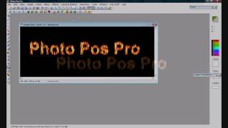 How to create a fire text With Photo Pos Pro screenshot 4