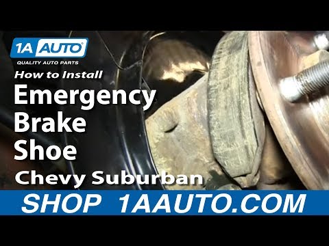 how-to-replace-parking-brake-shoe-00-14-chevy-suburban