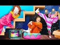 FOUND A SECRET ROOM IN THE ATTIC || How To Hide From a Clown? Ideas For Decor by 123GO! SCHOOL