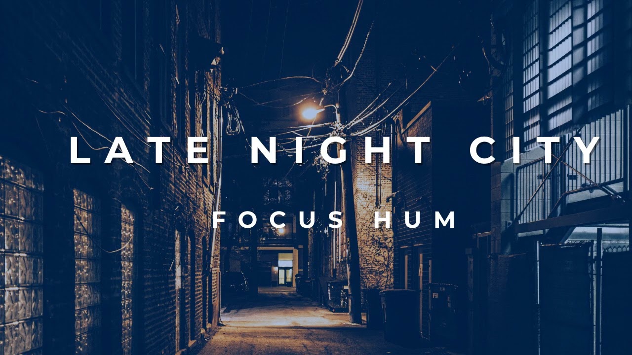 Late Night City Hum and Wind in Trees for Focus and Study | No Music 2 Hour +