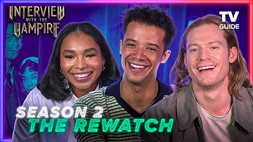 Interview with the Vampire Stars Rewatch Season 2 Scenes | Jacob Anderson, Sam Reid, Delainey Hayles