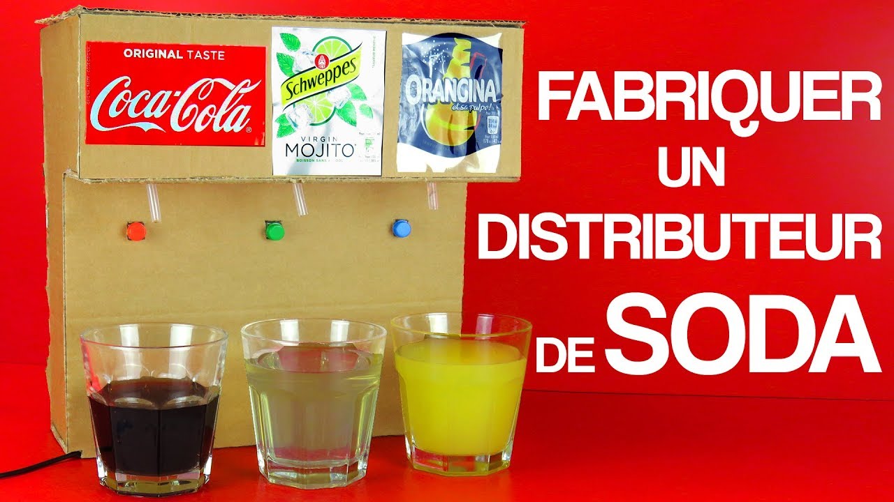 FABRIQUER UN DISTRIBUTEUR DE SODA - YouTube