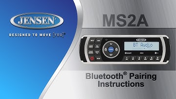 JENSEN® Marine | MS2A Bluetooth Pairing Instructions