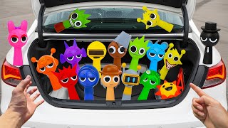 Sprunki Turned My Car Trunk Into Their Hideout?!