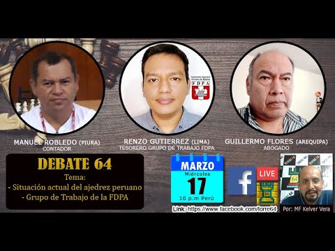 Debate 64: Sobre el Grupo de Trabajo FDPA y Situación actual del ajedrez peruano
